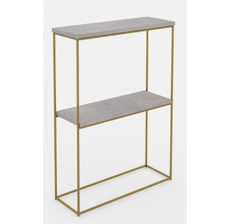 Konzola Velo Zlatý+Beton Konzola Velo Zlatý+Beton