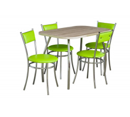 Stůl Zeus na nohách Twister (bez židlí)