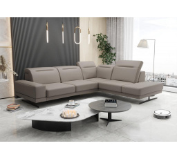 Rohová kožená sedací soupravaFIORE 265x220 cm - přírodní kůže - volitelná barva, pravá