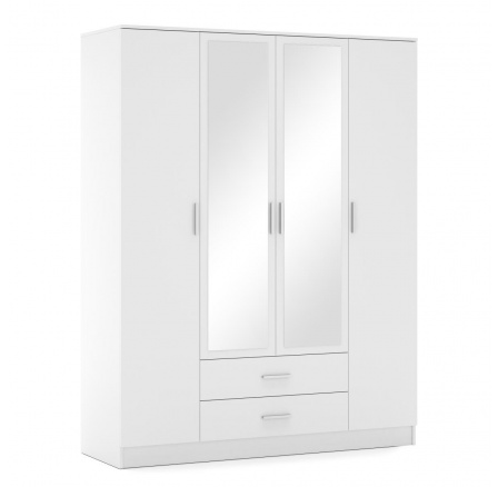 Šatní skříň ROMEO 160, Bílá Šatní skříň ROMEO 160, Bílá