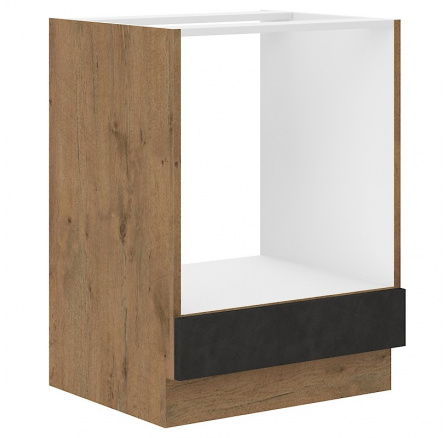 Kuchyňská dolní skříňka VEGA 60 D GAZ BB, Matera mat/Dub lancelot Kuchyňská dolní skříňka VEGA 60 D GAZ BB, Matera mat/Dub lancelot