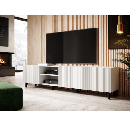 Tv komoda PAFOS RTV 200 4D, Bílá