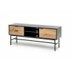 Televizní komoda MURANO RTV-1 RTV, artisan dub/černá