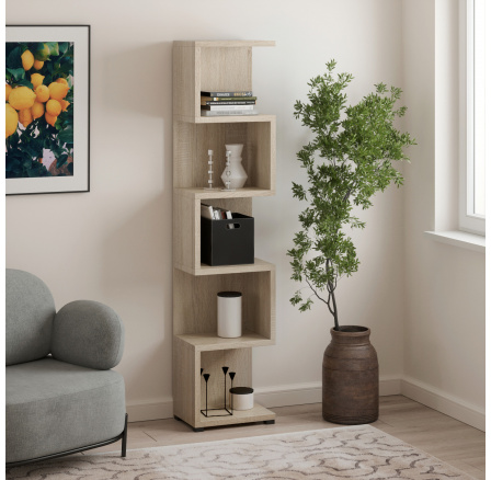 Regál MORTEN Sonoma+Sonoma