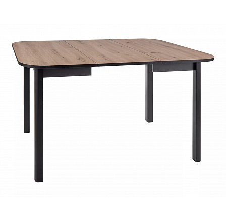 Jídelní stůl DANTE II 90/(130), Dub Artisan/Černá