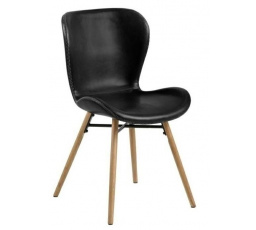 Židle Batilda Retro černá/přírodní
