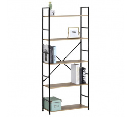 Regál, mdf, hnědá, GD-225 OAK