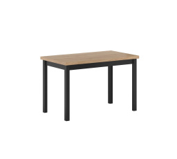 Stůl dub zlatý craft/černý 68x120 ST23-FX