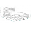 Postel B15 R 160x200, Kronos 34