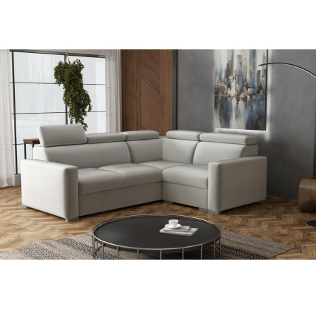 Sedací souprava Petrit III pravá Paros světle šedá