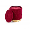 Taburet POLLY sada, bordó Velvet
