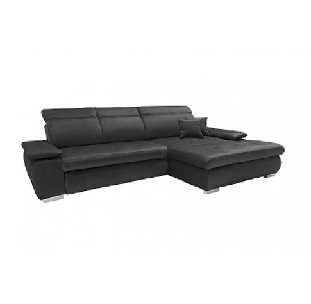 Sedací souprava Tifany Pravá , látka grafitová KRONOS 34