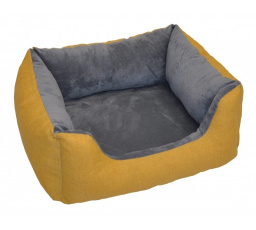 Pelíšek AXIN Deluxe žlutý - 58x48 cm