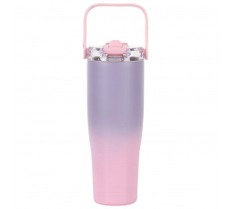 Termohrnek New York 900ml fialovo-růžový