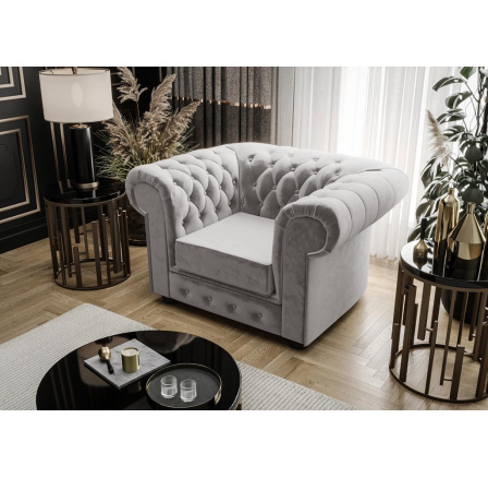 Křeslo MANCHESTER - Odstíny šedi