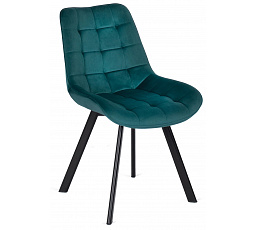 Židle RICK Tyrkysová Sametová