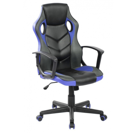 Kancelářské křeslo QZY2MJG, Modrá/Černá