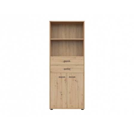 Regál SPACE OFFICE REG2D2S/200 dub artisan