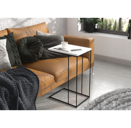 Pomocný stolek DRU Černý+Bílý