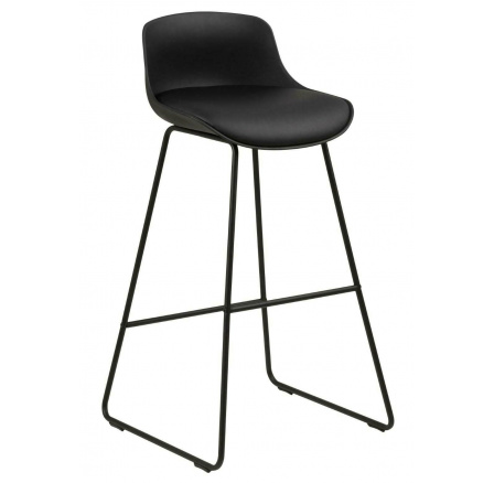 Barová stolička Tina Black PU