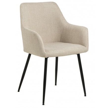 Křeslo Lizzy s područkami béžové