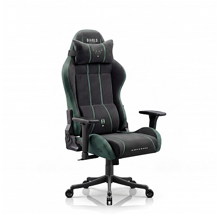 DIABLO CHAIRS X-ONE 2.0 >small< křeslo FOREST GREEN| Herní židle | látková herní židle