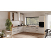 Horní skříňka ARIA - 45 G-90 1F, Dub Artisan/Bílá Crystal AFM - (ANTI-Fingerprint)