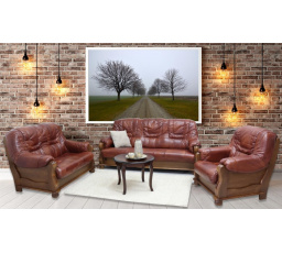 Kožená sedací souprava Royal 3+2+1 bez rozkladu S42/D9