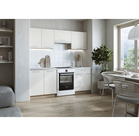 Kuchyňská linka MARIJA 200,dub sonoma/vanilka Kuchyňská linka MARIJA 200,dub sonoma/vanilka