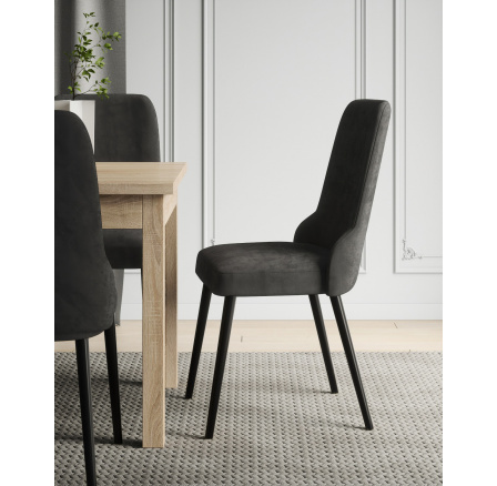 Čalouněná židle RODOS 83 Černá