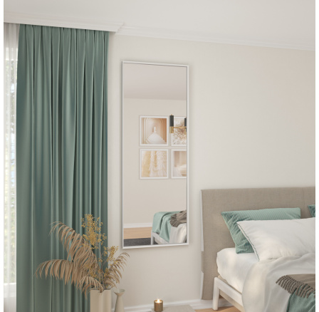 Zrcadlo Medina, Bílá, 60x160 cm