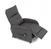 Polohovací křeslo, elektrické kabelové ovládání, šedá, látka, TV-5482 GREY2