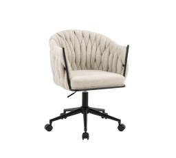 Otočné křeslo béžové FB37-FXJG