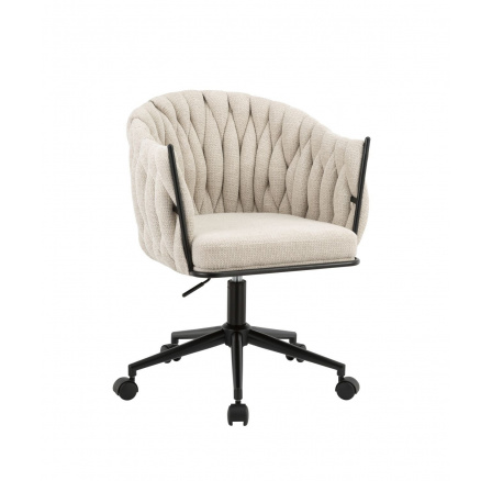 Otočné křeslo béžové FB37-FXJG Otočné křeslo béžové FB37-FXJG