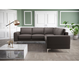 Rohová sedací souprava ARIA MAX 250X250 přírodní kůže - levá