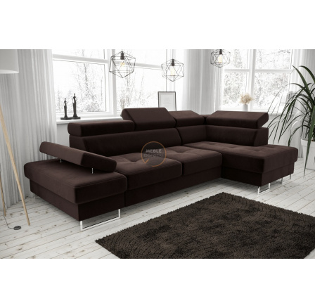 Rohová sedací souprava GALAXY MINI 170x280 - volitelný odstín - pravá