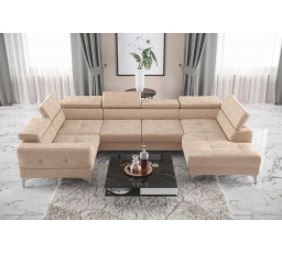 Rohová sedací souprava TOSCANIA MAX I 170x350x185 cm - levá, béžová