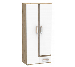 Šatní skříň APETITO 03, Dub/Bílá