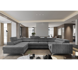 Rohová sedací souprava ve tvaru U LOUIS, Sola 6 levá