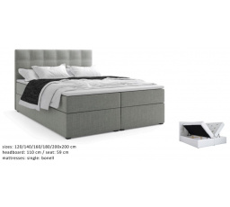 Kontinentální postel Slim 200x200