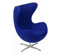 Křeslo Vejce inkoustový kašmír 27 Premium