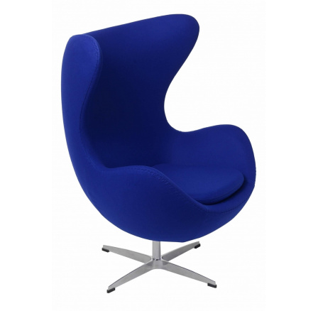 Křeslo Vejce inkoustový kašmír 27 Premium Křeslo Vejce inkoustový kašmír 27 Premium