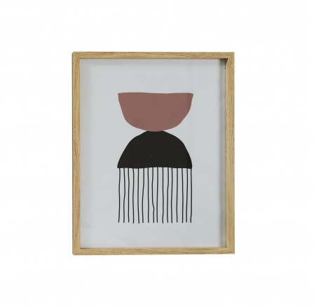 Obraz Art-deco 60x45cm dřevěný rám