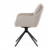 Jídelní židle, béžová, látka, DCH-P3174 LAN2