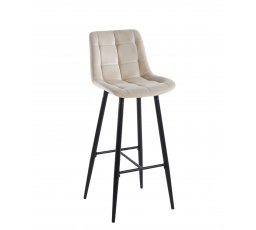 Barová židle H2-FX, béžová / černá
