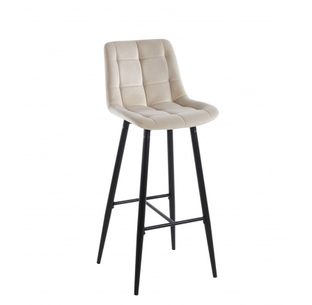 Barová židle H2-FX, béžová / černá Barová židle H2-FX, béžová / černá