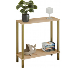 Konzole Claro 80x30 cm - různé barvy na výběr - Dub Artisan, Zlatá