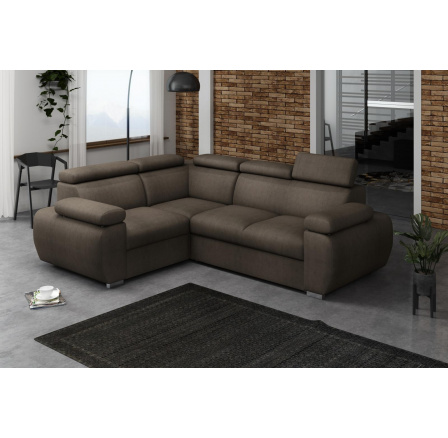 Rohová sedací souprava Bodie L - hnědá Rohová sedací souprava Bodie L - hnědá