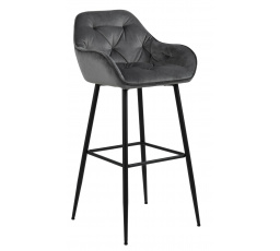 Barová židle Brooke VIC šedá