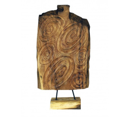 Dřevořezba - dřevěný reliéf